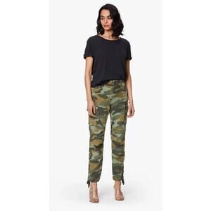 Mother Green Camo The Sir Yes Sir Utility Cargo Pants Finding Stretch Pants 26